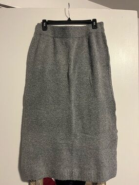 Sonoma Gray Midi Knit Skirt